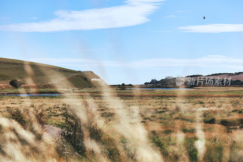 英国苏塞克斯郡的Cuckmere Haven